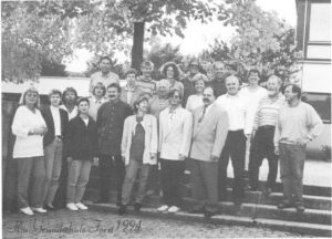 Lehrerkollegium im Jubiläumsschuljahr 1994/95 (25 Jahre Lußhardtschule)